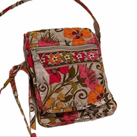 Vera Bradley Floral Print Crossbody Purse - Picture 1 of 7